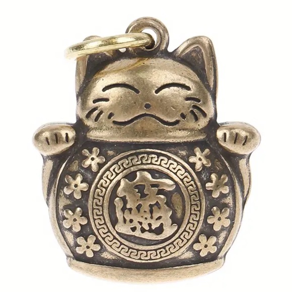 Brass good luck Cat - Picture 8 of 8